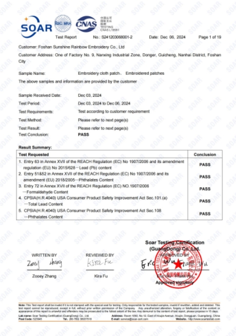 Certificate Of Honor