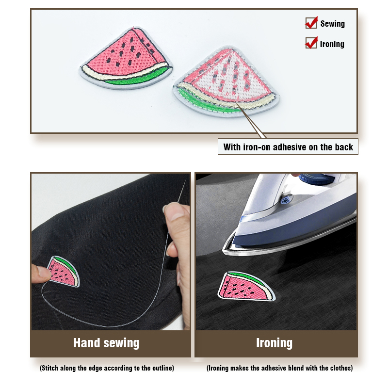 How does embroidery patch achieve a reversal of appearance for old clothes with exquisite needlework?