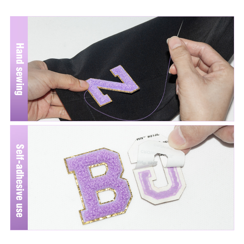 Are the edges of embroidery patches specially treated to prevent them from warping or falling off?